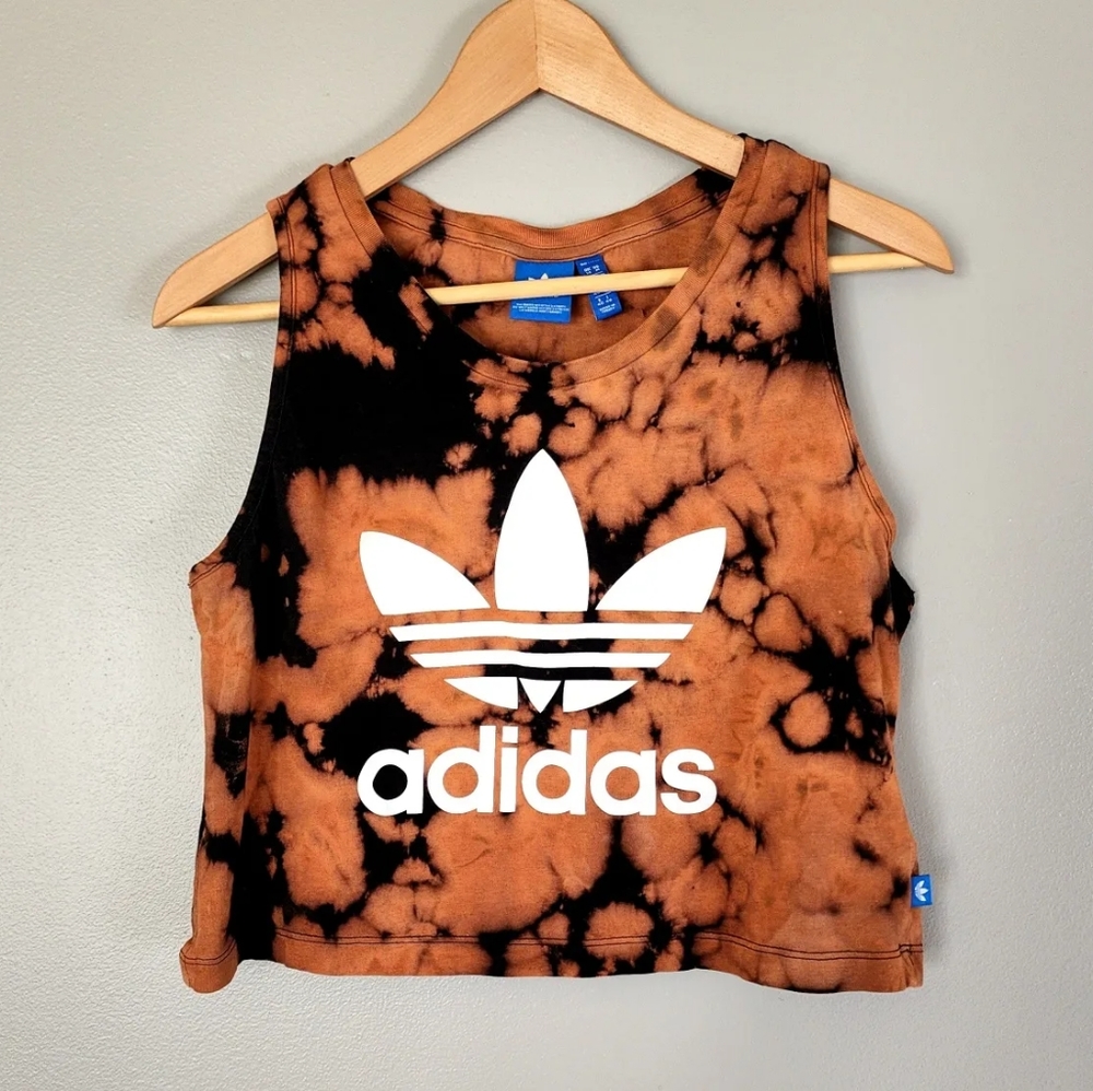 Adidas semi cropped tank 🧡